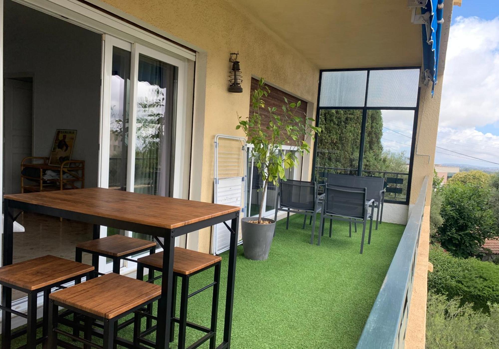 Vence T3 Vue Mer Grande Terrasse Екстер'єр фото